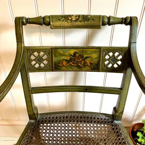 REGENCY PAINTED CHAIR - ADDITIONAL PHOTO 1