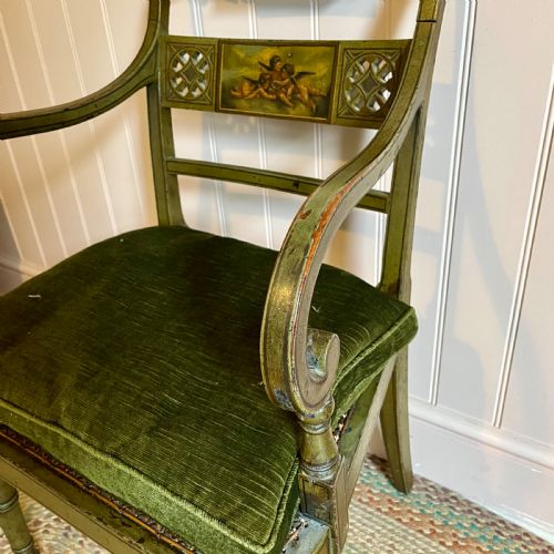 REGENCY PAINTED CHAIR - ADDITIONAL PHOTO 7