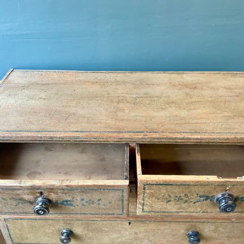 REGENCY PAINTED CHEST OF DRAWERS - ADDITIONAL PHOTO 7