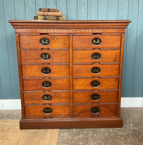 19TH CENTURY AMBERG FILING CABINET - ADDITIONAL PHOTO 1