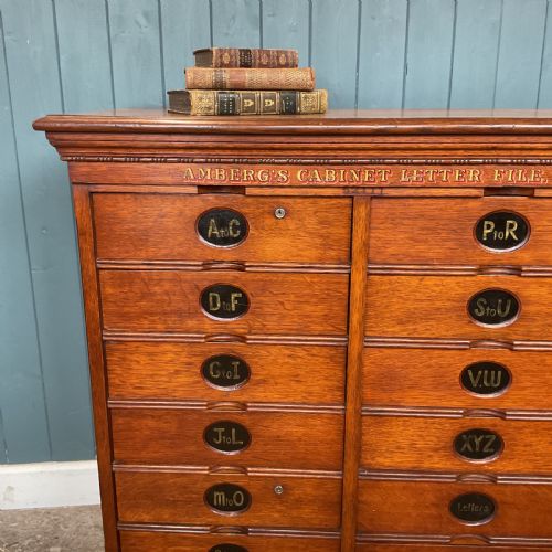 19TH CENTURY AMBERG FILING CABINET - ADDITIONAL PHOTO 2