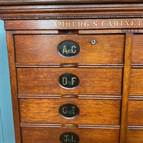 19TH CENTURY AMBERG FILING CABINET - ADDITIONAL PHOTO 4