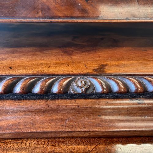 19TH CENTURY MAHOGANY TOILET MIRROR - ADDITIONAL PHOTO 3