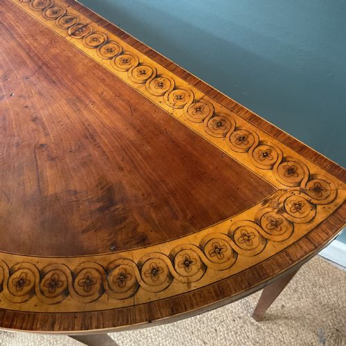 GEORGE LLL DEMI LUNE CARD TABLE - ADDITIONAL PHOTO 5
