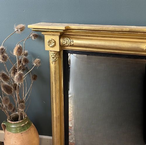 REGENCY OVERMANTLE MIRROR - ADDITIONAL PHOTO 6