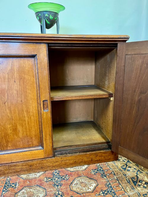 19TH CENTURY WALNUT CUPBOARD - ADDITIONAL PHOTO 3
