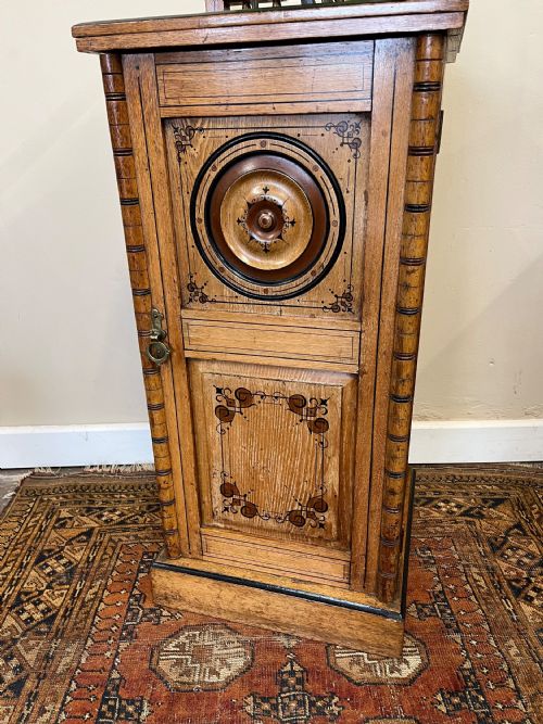 19TH CENTURY BEDSIDE POT CUPBOARD - ADDITIONAL PHOTO 1