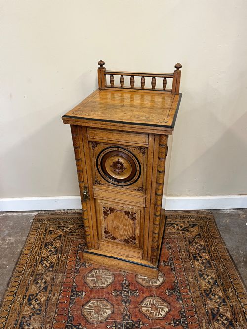 19TH CENTURY BEDSIDE POT CUPBOARD - ADDITIONAL PHOTO 2