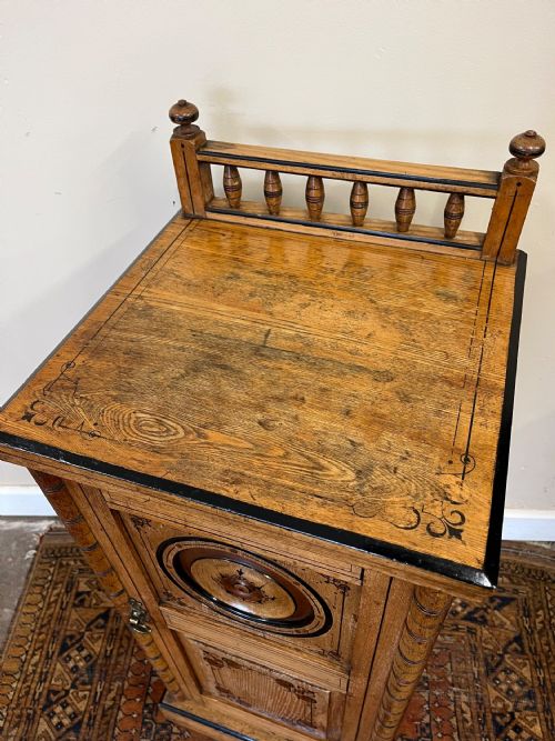 19TH CENTURY BEDSIDE POT CUPBOARD - ADDITIONAL PHOTO 5