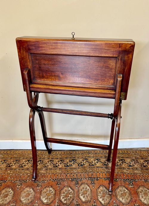 19TH CENTURY CAMPAIGN FOLDING DESK - ADDITIONAL PHOTO 2