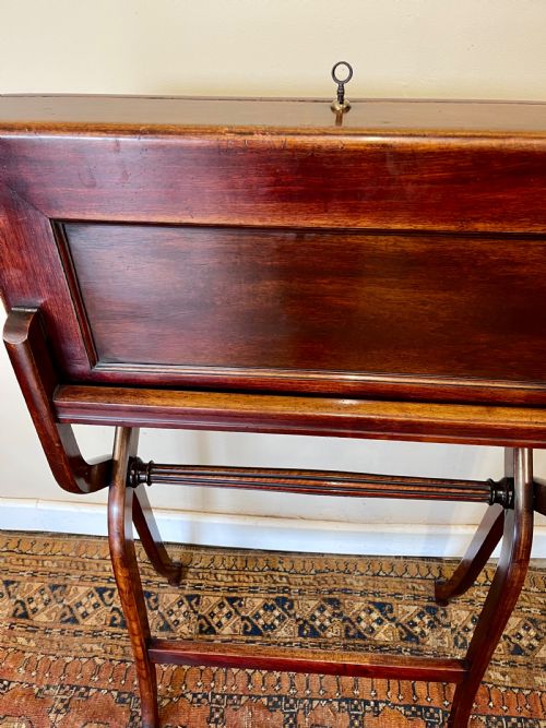 19TH CENTURY CAMPAIGN FOLDING DESK - ADDITIONAL PHOTO 4