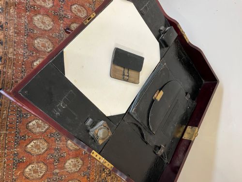 19TH CENTURY CAMPAIGN FOLDING DESK - ADDITIONAL PHOTO 5