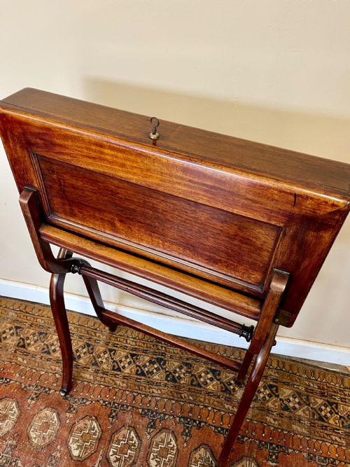 19TH CENTURY CAMPAIGN FOLDING DESK - ADDITIONAL PHOTO 7
