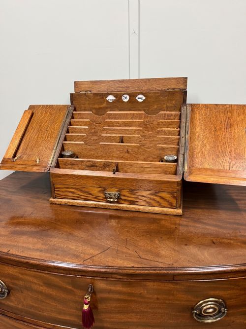 19TH CENTURY OAK STATIONARY CABINET - ADDITIONAL PHOTO 9