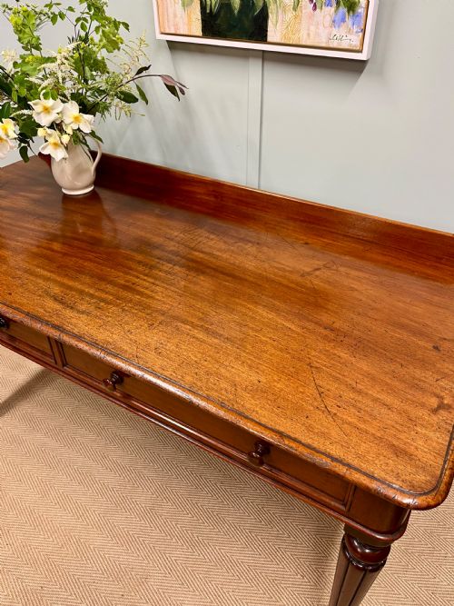 19TH CENTURY MAHOGANY WRITING TABLE - ADDITIONAL PHOTO 5