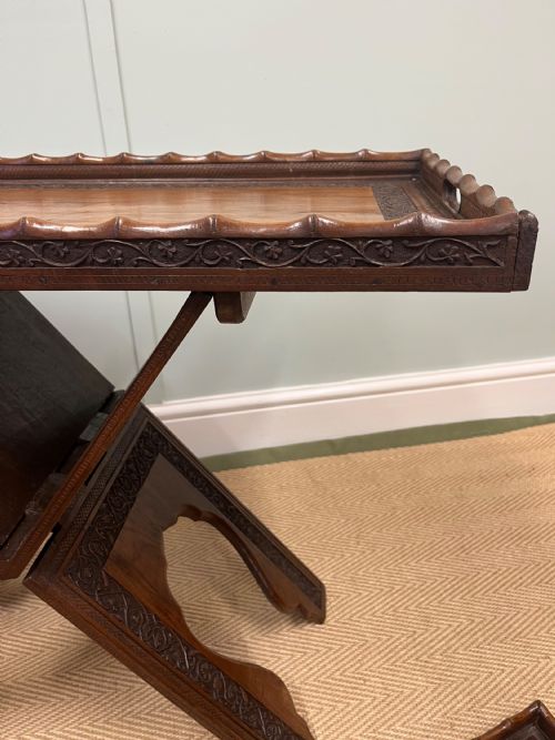 19TH CENTURY FOLDING TRAY TABLE - ADDITIONAL PHOTO 5
