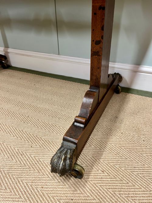 WALNUT AND EBONISED CENTER TABLE - ADDITIONAL PHOTO 4