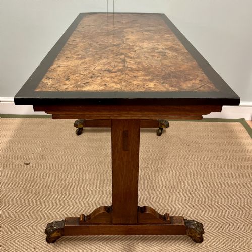 WALNUT AND EBONISED CENTER TABLE - ADDITIONAL PHOTO 6