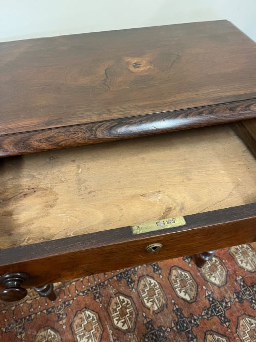 19TH CENTURY ROSEWOOD TABLE - ADDITIONAL PHOTO 6