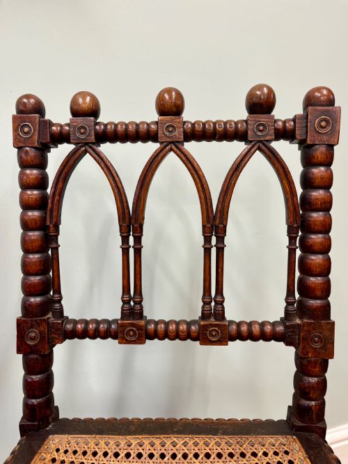 PAIR OF BOBBIN TURNED CHAIRS - ADDITIONAL PHOTO 2