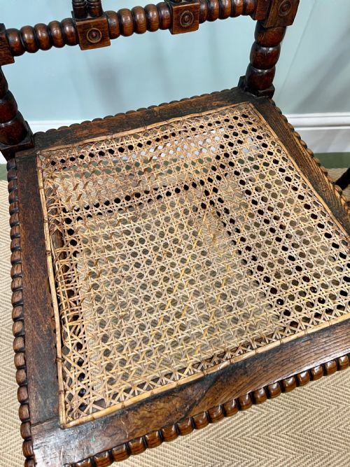 PAIR OF BOBBIN TURNED CHAIRS - ADDITIONAL PHOTO 5