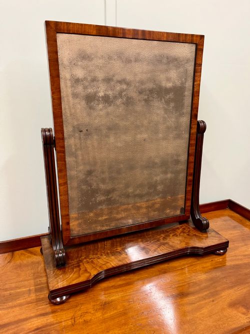 19th century toilet dressing mirror - CATEGORY: ANTIQUE MIRRORS - DATED 19TH CENTURY