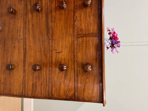 19TH CENTURY MAHOGANY CHEST OF DRAWERS - ADDITIONAL PHOTO 1