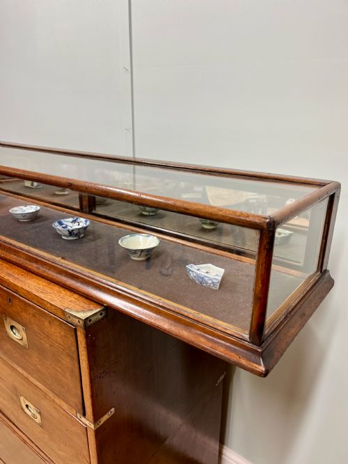 19TH CENTURY DISPLAY CABINET - ADDITIONAL PHOTO 1