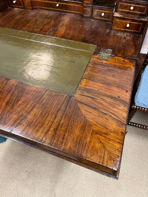 GEORGIAN WALNUT BUREAU - ADDITIONAL PHOTO 11