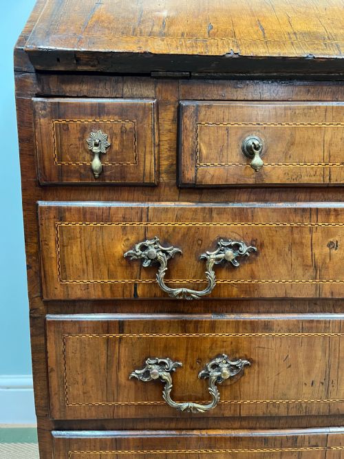 GEORGIAN WALNUT BUREAU - ADDITIONAL PHOTO 16