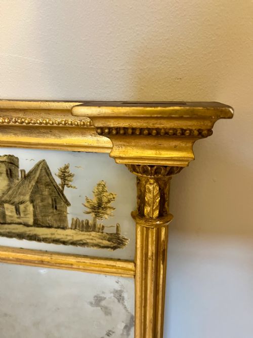 REGENCY GILTWOOD MIRROR - ADDITIONAL PHOTO 4