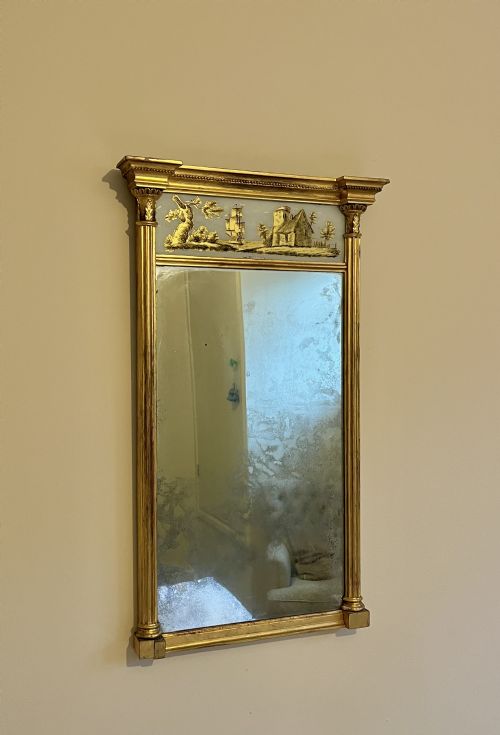 REGENCY GILTWOOD MIRROR - ADDITIONAL PHOTO 7