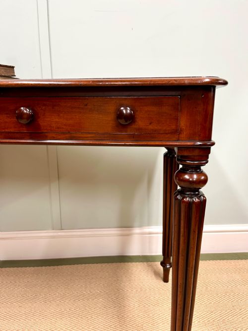 19TH CENTURY MAHOGANY WRITING SIDE TABLE - ADDITIONAL PHOTO 1