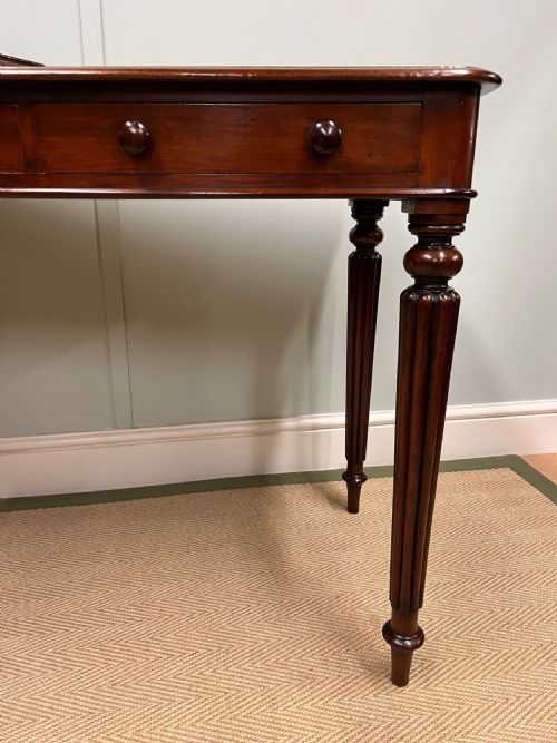 19TH CENTURY MAHOGANY WRITING SIDE TABLE - ADDITIONAL PHOTO 2