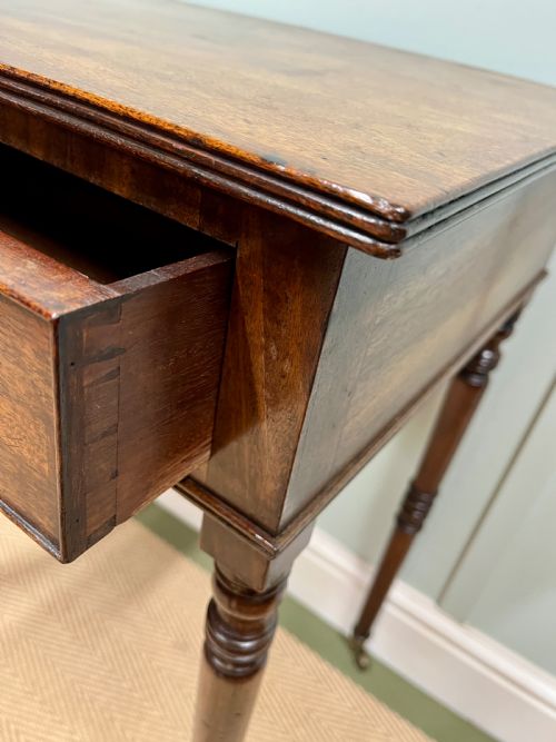 REGENCY MAHOGANY SIDE TABLE - ADDITIONAL PHOTO 6