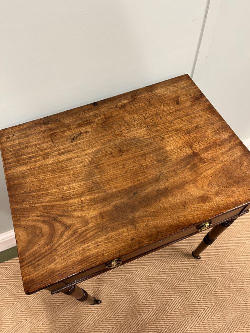REGENCY MAHOGANY SIDE TABLE - ADDITIONAL PHOTO 2