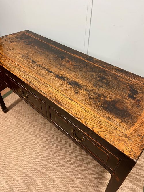 19TH CENTURY CHINESE ELM TABLE - ADDITIONAL PHOTO 3