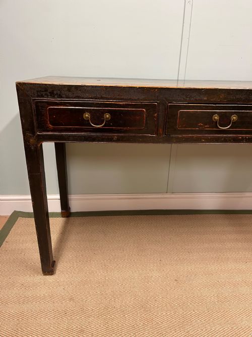 19TH CENTURY CHINESE ELM TABLE - ADDITIONAL PHOTO 4