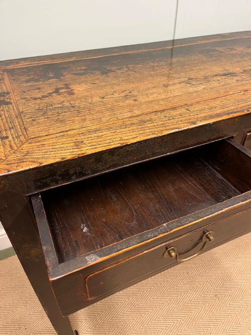 19TH CENTURY CHINESE ELM TABLE - ADDITIONAL PHOTO 7