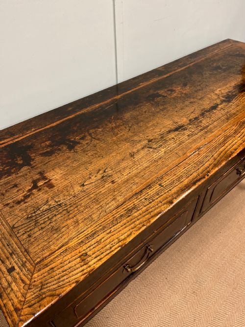 19TH CENTURY CHINESE ELM TABLE - ADDITIONAL PHOTO 8