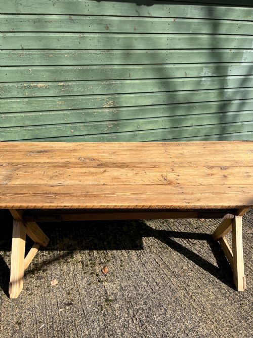 EARLY 20TH CENTURY PINE TAVERN TABLE - ADDITIONAL PHOTO 1