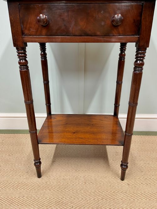 19TH CENTURY MAHOGANY WASHSTAND TABLE - ADDITIONAL PHOTO 6