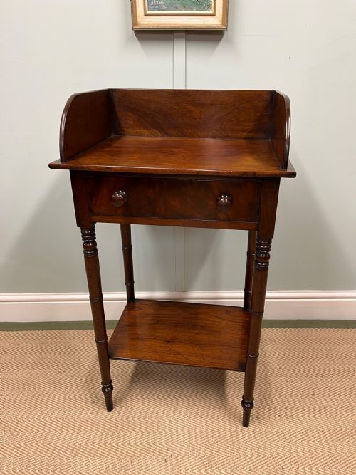 19TH CENTURY MAHOGANY WASHSTAND TABLE - ADDITIONAL PHOTO 2