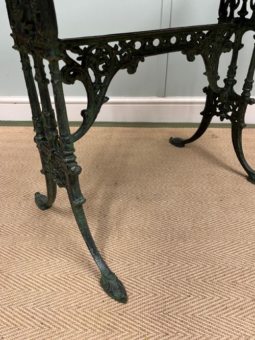 19TH CENTURY CAST IRON TABLE - ADDITIONAL PHOTO 5