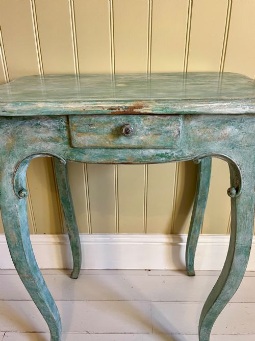 19TH CENTURY FRENCH PAINTED TABLE - ADDITIONAL PHOTO 3