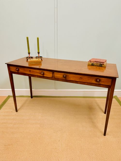 19th century mahogany hall writing table - CATEGORY: ANTIQUE  - DATED 19TH CENTURY