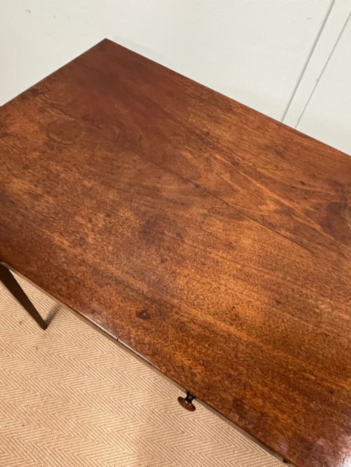 19TH CENTURY MAHOGANY HALL WRITING TABLE - ADDITIONAL PHOTO 4