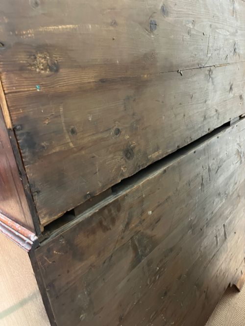 18TH CENTURY MAHOGANY CHEST ON CHEST - ADDITIONAL PHOTO 14
