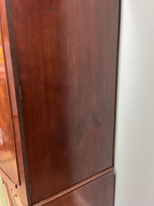 19TH CENTURY MAHOGANY LINEN PRESS - ADDITIONAL PHOTO 8