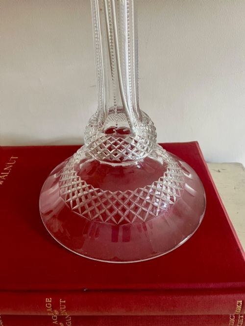 EARLY 20TH CENTURY CRYSTAL LAMP - ADDITIONAL PHOTO 1